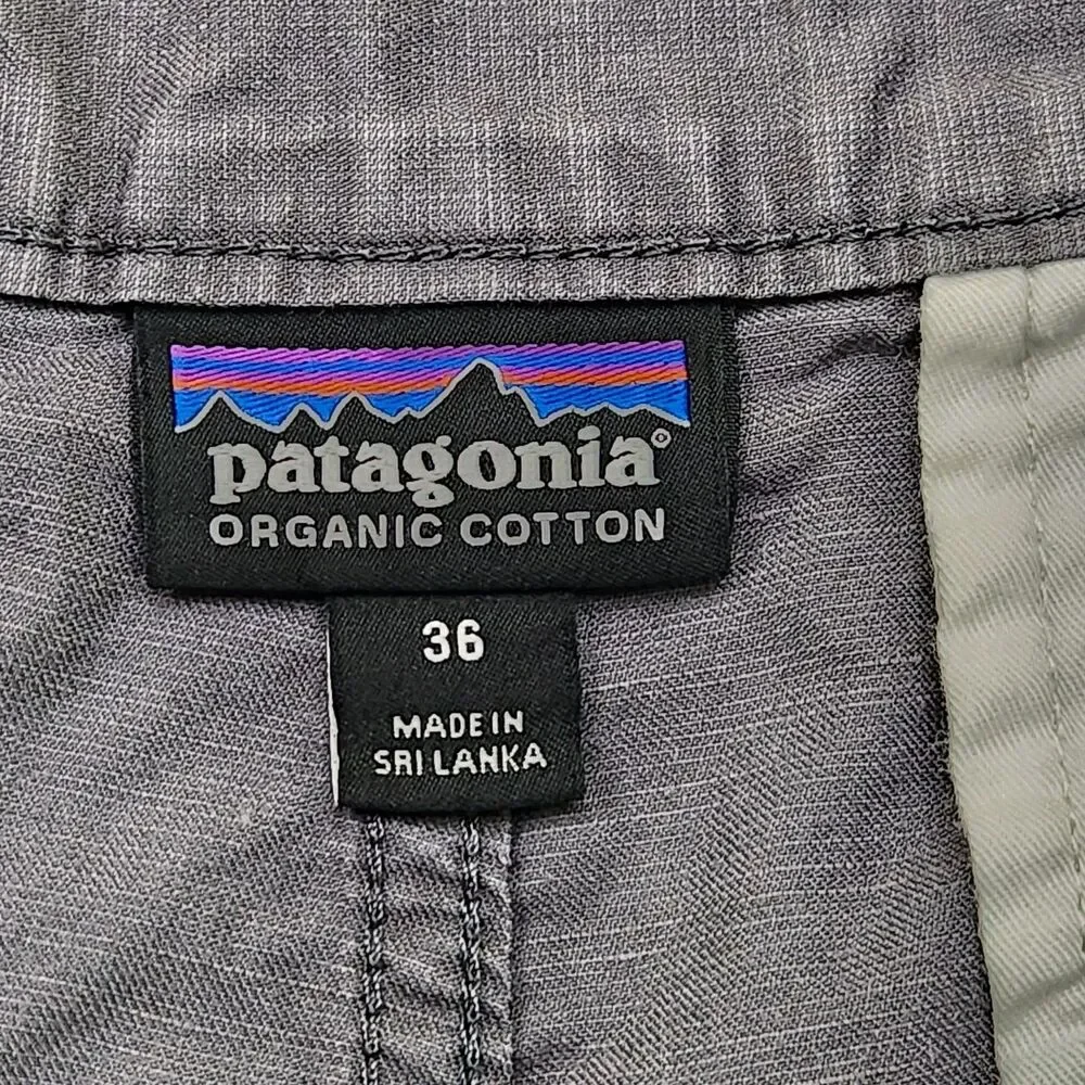 Patagonia Lightweight All Wear Chino Shorts Men 36 Gray‎ 8